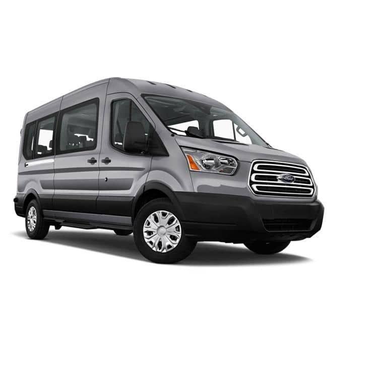 budget car rental 12 passenger van