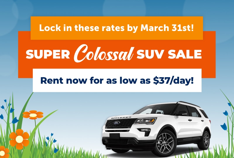 Super Colossal SUV Sale!
